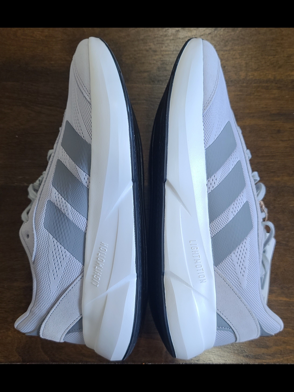 adidas Lightshift Lightmotion Grey Two/Grey Three/Core White Mesh Sneakers Men's